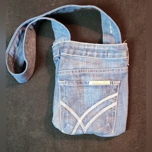 William Rast Denim Crossbody Purse